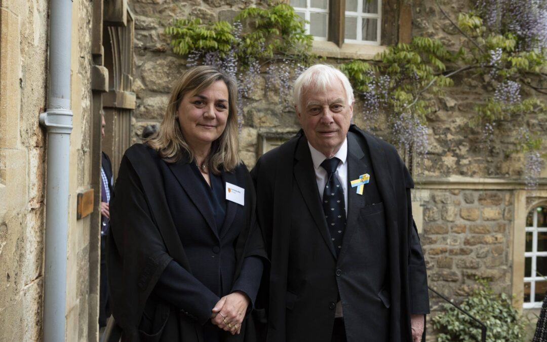 Professor Kathy Willis and Lord Patten Barnes at Hallmarks Launch