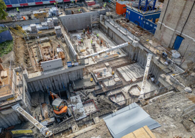 An aerial view of the Norham St Edmund development