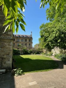 The Broadbent Garden, a peaceful haven for relaxing in the heart of Oxford
